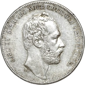 Szwecja, Karol XV, 4 riksdaler (talar) 1862