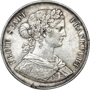 Germany, Frankfurt, 2 thalers 1861
