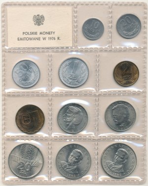 Bank wrap with coins issued in 1976