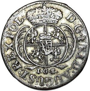 August II Saxon, 1/24 of a thaler (penny) 1722, Dresden, RARE