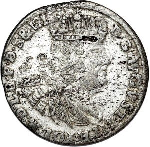 August III Sas, sixpence 1762, Gdansk