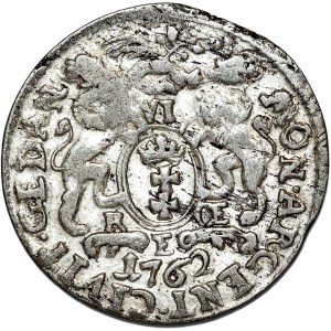 August III Sas, szóstak 1762, Gdańsk