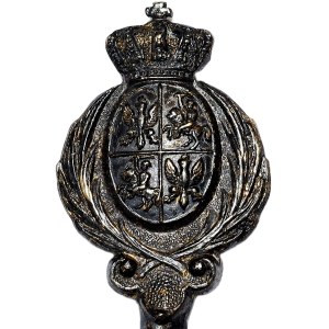 Łyżeczka srebrna z 1/6 talara 1763 Augusta III