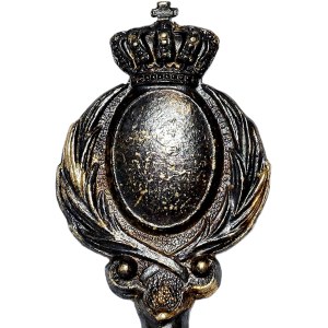 Łyżeczka srebrna z 1/6 talara 1763 Augusta III