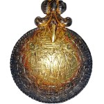 Łyżeczka srebrna z 1/6 talara 1763 Augusta III