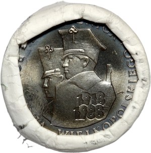 Bank roll, 100 zloty 1988, Greater Poland Uprising, 25 pieces