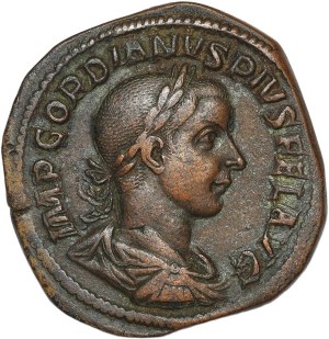 Cesarstwo Rzymskie, Gordian III (238-244), sesterc, Rzym