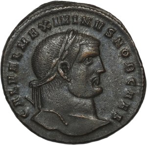 Cesarstwo Rzymskie, Sewer II jako Cezar 305-306, follis, Heraklea