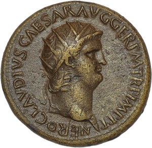 Roman Empire, Nero 54-68, dupondius, Rome