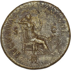 Cesarstwo Rzymskie, Neron 54-68, dupondius, Rzym