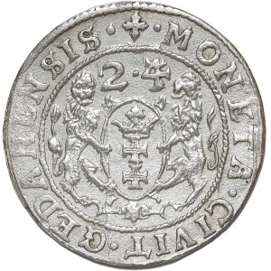 Zygmunt III Waza, ort 1624, Gdańsk