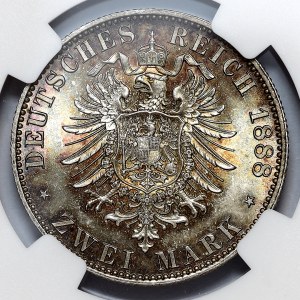 Germany, Prussia, Frederick III, 2 marks 1888 A, Berlin