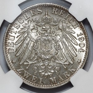 Niemcy, Brema, 2 marki 1904 J, Hamburg