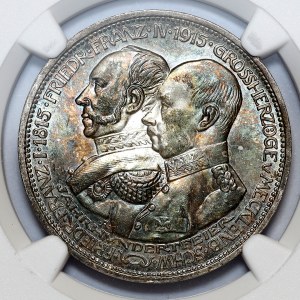 Niemcy, Meklemburgia-Schwerin, 3 marki 1915 A, Berlin