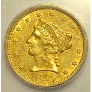 USA, 2 1/2 dolara 1850