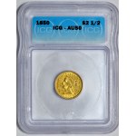 USA, 2 1/2 dolara 1850