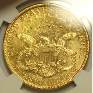 USA, 20 dolarów 1899 PROOF LIKE