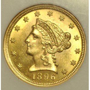 USA, 2 1/2 dolara 1896