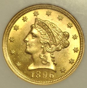 USA, $2 1/2 1896