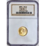 USA, 2 1/2 dolara 1896