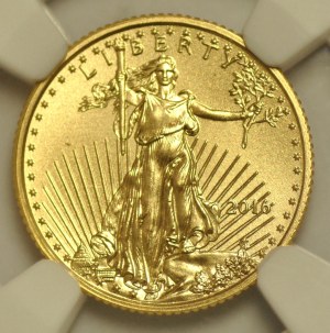 USA, $5 2016, 30th anniversary of the minting