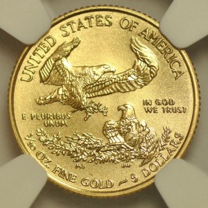 USA, $5 2016, 30th anniversary of the minting