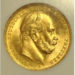 Niemcy, Prusy, Wilhelm I, 10 marek 1872 A, Berlin