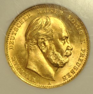 Niemcy, Prusy, Wilhelm I, 10 marek 1872 A, Berlin