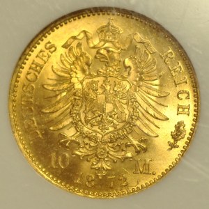 Niemcy, Prusy, Wilhelm I, 10 marek 1872 A, Berlin