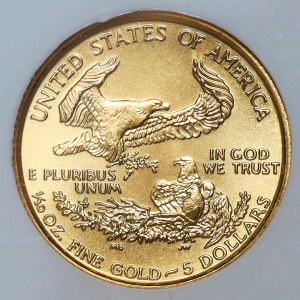 USA, 5 dolarów 1998