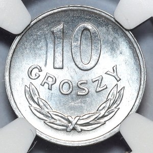 10 groszy 1973, bez znaku mennicy