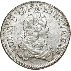 Francja, Ludwik XV, ecu 1718 D, Lyon
