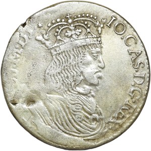 John II Casimir, ort 1658, Krakow, narrow bust