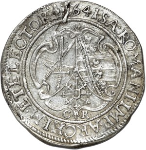 Niemcy, Saksonia, Jan Jerzy, 1/4 talara 1641
