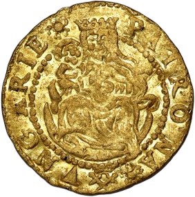 Hungary, Transylvania, Sigismund Batory, ducat 1587