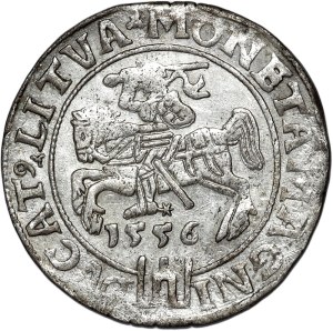 Sigismund II Augustus, penny per Lithuanian foot 1556, Vilnius