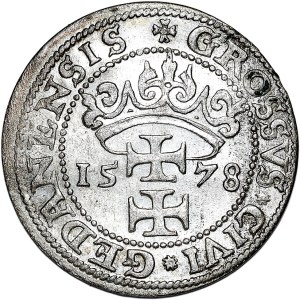 Stefan Batory, a penny 1578, Gdańsk