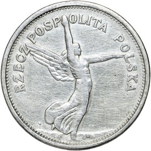 5 zloty 1928, Nike, Warsaw, mint mark away