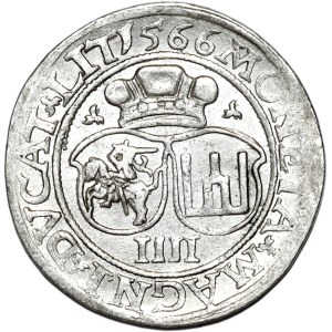 Zygmunt II August, czworak 1566, Wilno