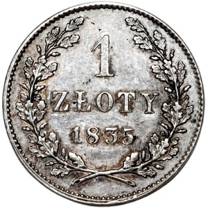 Wolne Miasto Kraków, 1 złoty 1835
