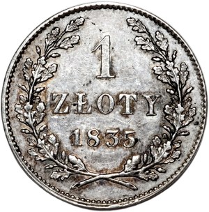 Free City of Krakow, 1 zloty 1835