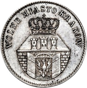 Free City of Krakow, 1 zloty 1835