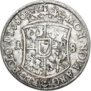Jan III Sobieski, ort 1680, Kraków