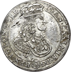 John II Casimir, ort 1668 TLB, Krakow