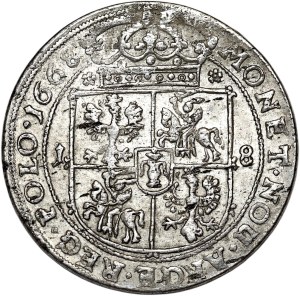 John II Casimir, ort 1668 TLB, Krakow
