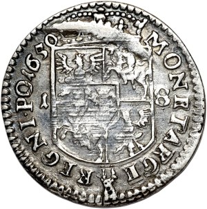 John II Casimir, ort 1650, Wschowa, Arabic single
