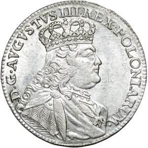 August III Sas, ort 1754 EC, Lipsk
