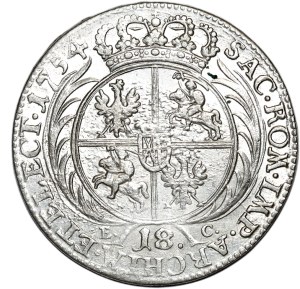 August III Sas, ort 1754 EC, Lipsk