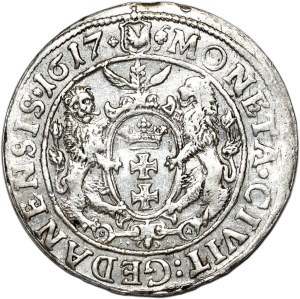 Sigismund III Vasa, ort 1617, Gdansk.