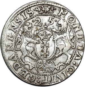 Sigismund III Vasa, ort 1625, Gdansk.